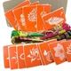 Набор цветной хны с трафаретами для био-тату №4 color-henna-set-04 - изображение 3