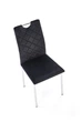 Krzesło do kuchni i salonu Halmar K202 Czarno-srebrne ( V-CH-K/578-KR-CZARNY) (5905248136045) - obraz 7