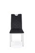 Krzesło do kuchni i salonu Halmar K202 Czarno-srebrne ( V-CH-K/578-KR-CZARNY) (5905248136045) - obraz 8