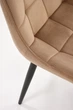 Стілець для кухні та вітальні Halmar K580 Бежевий (V-CH-K/580-KR-BEŻOWY) (5905248136113) - зображення 9