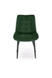 Стілець для кухні та вітальні Halmar K580 Темно-зелений (V-CH-K/580-KR-C.ZIELONY) (5905248136137) - зображення 3