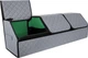 Сумка-органайзер в багажник EVAtech ECO MultiOpen XXL 30x30x90 см Сіра з сірою ниткою (EHECMXXLGGBG) - зображення 4