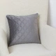 Подушка декоративна 50×70 ТЕП VELOUR темно-сіра Dark Grey, велюр, м’яка, антиалергенна - зображення 2