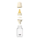 Дитяча пластикова пляшечка BIBS Baby Bottle Round Latex Ivory, 150 ml - изображение 4