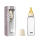 Дитяча пляшечка BIBS Baby Bottle Round Latex 270 мл Medium Flow (середній потік) Ivory - изображение 1