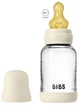 Скляна BIBS Baby Glass Bottle дитяча пляшечка повний комплект Ivory - 120 ml - изображение 7