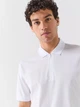 Поло длинное мужское Armani Exchange 363296317 2XL Белое (1159856946) - изображение 4