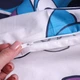 Простынь MirSon Полуторная 150х220 см Kids Time 17-0910 Stitch Vibes Violet Бязь (2200012553985) - изображение 5