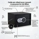 Офисный сейф для документов LEVMETAL СД-385ез с электронным замком 235x385x270 мм - изображение 1