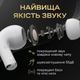 Навушники бездротові з активним шупопоглинанням Air Pro 2nd gen бездротові Bluetooth навушники з магнітним зарядним чохлом MagSafe та бездротовою зарядкою миттєве підключення White Kayfovo AE2GN - зображення 3