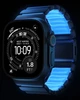 Ремінець Nomad Stratos для Apple Watch 46/49 мм (Black Icy Blue Glow) - зображення 2