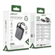 УМБ Acefast fast charging power bank with cable M28 10000mAh |1USB/2Type-C, 22.5W/3A, PD/QC| Black - зображення 7