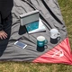 Коврик для пикника Naturehike NH17D050-B Moisture Picnic Mat силиконовая ткань 145x200 см Black (6927595724651) - изображение 5