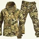 Костюм мультикам розмір XL утеплений Shark Skin Soft Shell Multicam з водовідштовхувальним ефектом - зображення 7