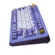 Бездротова клавіатура Valkyrie VK75 Purple-White 2.4G/Bluetooth/кабель з RGB-підсвічуванням, підтримкою HOT-SWAP. Акумулятор 8000 mAh. - зображення 5