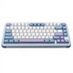 Бездротова Клавіатура Valkyrie VK 75 Blue-White-Purple 2.4G/Bluetooth/Кабель З RGB Підсвічування З Підтримкою HOT-SWAP.Батарея 8000mAh - зображення 2