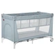 Манеж детский - кроватка для новорожденных 2 в 1 со вторым дном Piccolo+ CRL-18102 Ash Grey 125*65 см CARRELLO серый - изображение 1