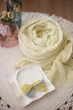 Обмотка и повязка с бантом для newborn фотосессии VTILENE, Lemon, 60х300 см - изображение 3