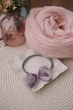 Натуральный набор для младенца обмотка и повязка VTILENE, Blush, 60х400 см - изображение 2