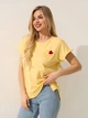 Футболка ISSA PLUS 15594 XXL желтая (issa2007682805044) - изображение 2