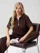 Костюм ISSA PLUS 15585 XXL темно-коричневый (issa2007682796595) - изображение 4
