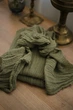 Обмотка для фотосессии младенца из натуральной марли VTILENE, Dark sage green, 60х400 см - изображение 3
