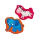 Магнитные беби пазлы "Зебра и слоненок" Vladi toys VT3208-12 - изображение 1