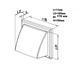 Ковпак витяжний AirRoxy 02-501GR 170*170 мм - зображення 3