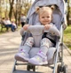 Дитячі кросівки із вставками нейлонової сіточки для дівчаток на весну та літо Tom & miki 23 15.0см бузковий - изображение 4