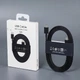 Кабель USB Type-C на Type-C PD Fast Charge для смартфонів, планшетів, ноутбуків 1.8 м, 3A Black - изображение 1