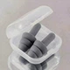 Беруші силіконові бервуха в пластиковому кейсі Silicone Earplugs Grey - зображення 1