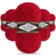 Упаковка Alize Lana Gold, Красный №56, 5шт - 100 г / 240 м, полушерстянная пряжа средней толщины для вязания, упаковка 5 мотков - изображение 1