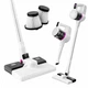 Ручной пылесос беспроводной Vacuum Cleaner 100W вакуумный мини-пылесос с 5 насадками аккумуляторный трансформер 3в1 с HEPA-фильтром и контейнером для уборки дома и удаления пылевых клещей - изображение 10
