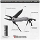 Мультитул TheGeneral Edge у чохлі графітовий (1200TG-11) - изображение 5
