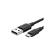 Дата кабель USB 2.0 AM to Micro 5P 3.0m 2A US289 black Ugreen (60827) - зображення 1