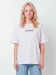 Футболка хлопковая длинная женская ONLY 15346761 M Bright White (5715830420243) - изображение 1