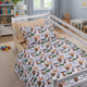 Простынь MirSon Полуторная 150х220 см 17-0920 Jungle Friends Ranforce Elite (2200012570852) - изображение 4