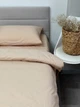 Комплект постільної білизни Ecotton Двоспальний 180х215 см Сатин бежевий (22902_000) - зображення 2