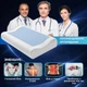 Подушка ортопедическая IDEIA CoolGel 60х40х11-9 см анатомическая с эффектом памяти для сна на боку, спине и животе с гелем и молнией (4820227288656) - изображение 8
