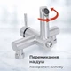 Смеситель для ванны Lidz Aria 006 из нержавеющей стали - изображение 6