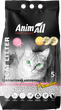 Наполнитель для кошачьего туалета AnimAll Бентонитовый комкующий с ароматом детской пудры 4.2 кг (5 л) Белый (4820224500584) - изображение 1