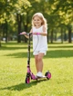 Самокат Best Scooter RIO двоколісний колеса PU 145 мм, амортизатор, ручне гальмо Pink 5-12 років (R-16002) - зображення 2