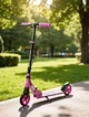 Самокат Best Scooter RIO двоколісний колеса PU 145 мм, амортизатор, ручне гальмо Pink 5-12 років (R-16002) - зображення 8