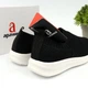 Мокасины, текстильные кроссовки для девочки Apawwa (Z515 black) Размер 28, 17.5 см - изображение 2