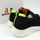 Текстильные кроссовки, мокасины для мальчика Apawwa (Z2401P black-green) Размер 32, 21 см - изображение 3