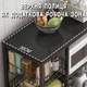 Етажерка органайзер для кухні A-Plus A-W56B 80*30*80 см кухонний стелаж для мікрохвильової печі Чорний - зображення 4