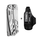 Мультитул NexTool KT5020 Flagship Pro многофункциональный инструмент 16 в 1 с плоскогубцами ножом пилой ножницами EDC компактный разборный с фиксацией лезвия кайдекс чехлом Kydex Molle - изображение 10