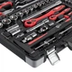Профессиональный набор инструментов 1/2" , 1/4", 78 од. INTERTOOL ET-7078 - изображение 5