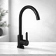 Смеситель для кухни Brindex Pure 015F, Matt Black Высокий, Нержавейка - изображение 1