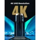 Кабель мультимедийный HDMI M to HDMI M 10.0m 4K30Hz braided HD119 black Ugreen (40104) - изображение 2